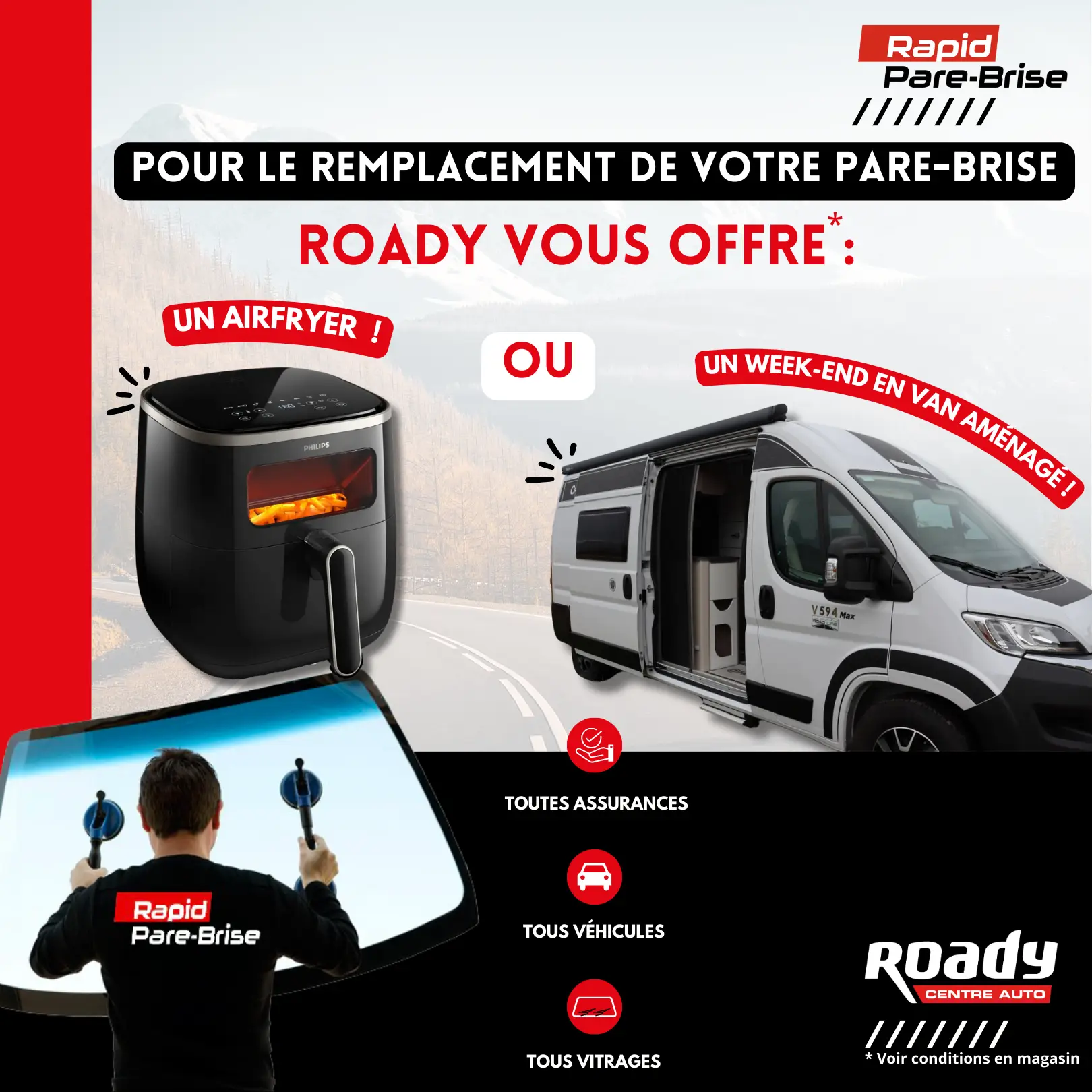 Rapid Pare-Brise Perreux