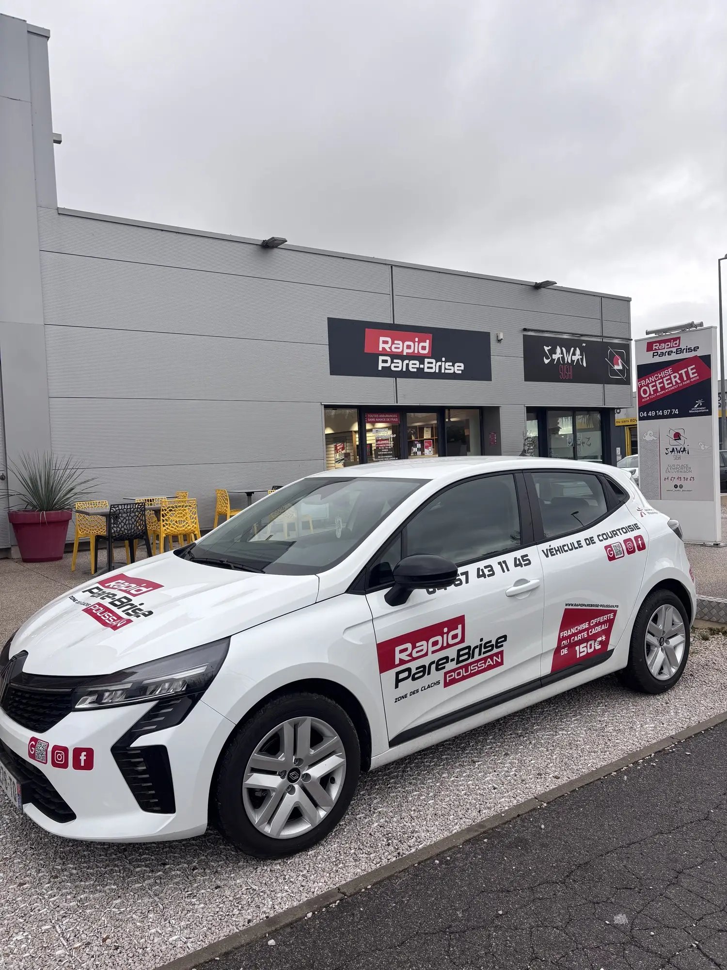 Rapid Pare-Brise Poussan